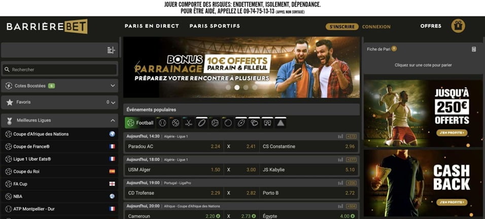 Barriere bet