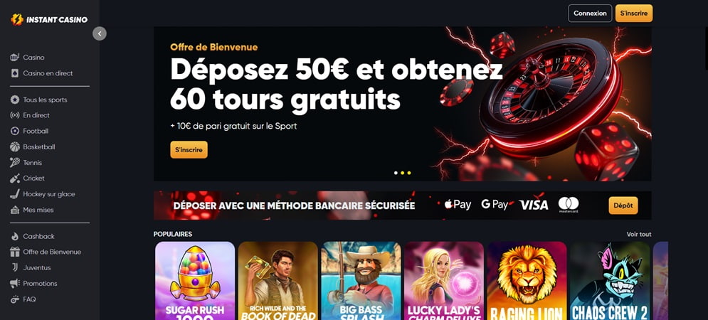 Instant casino